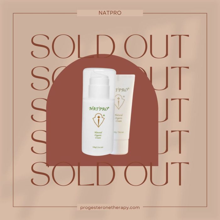 Natpro sold out